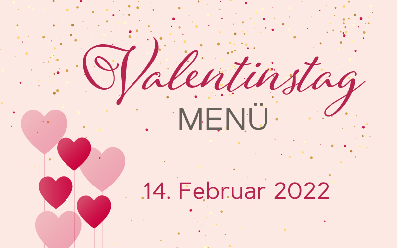 Menü zum Valentinstag 2022